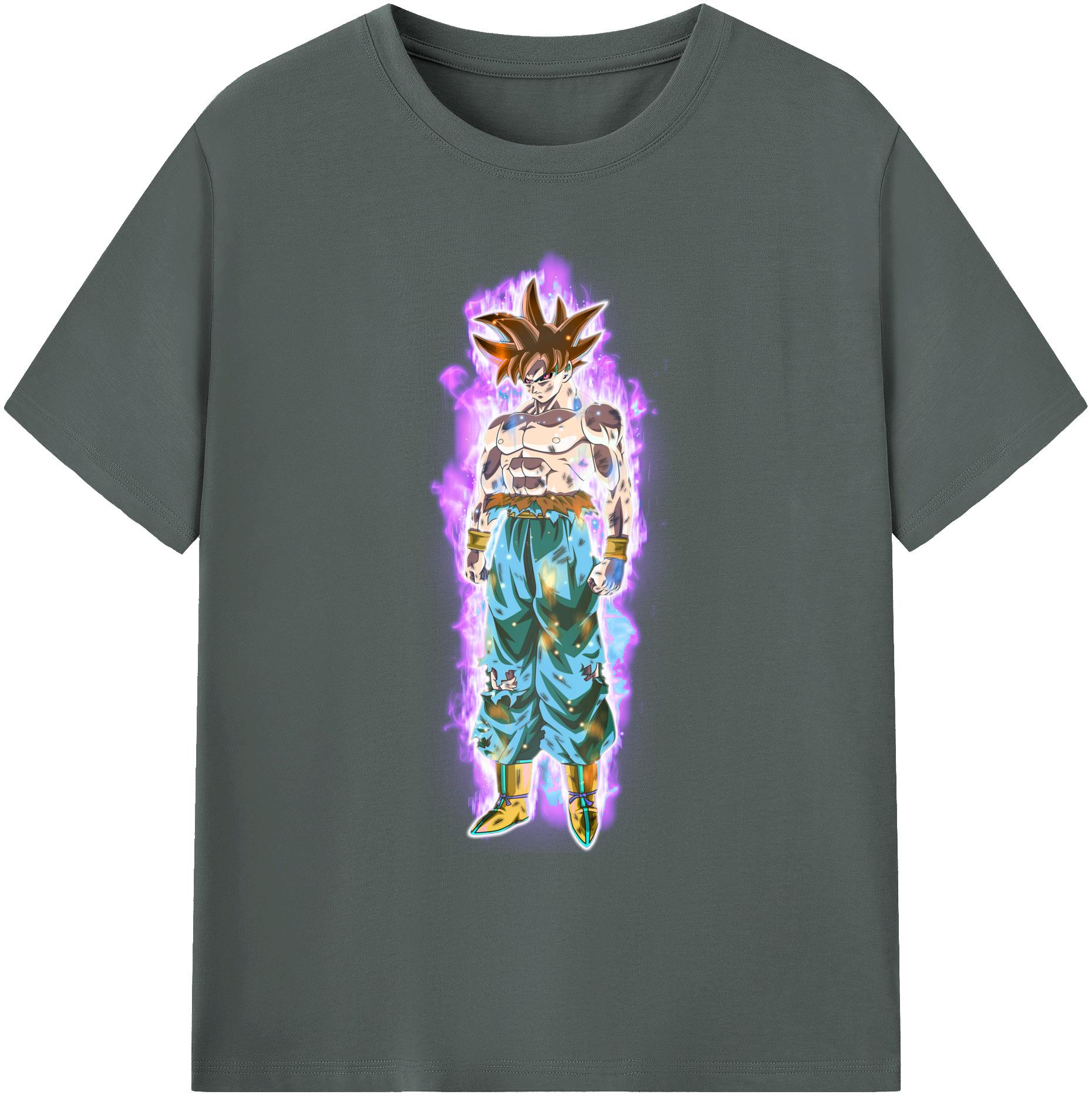 （画像用） ドラゴンボール 孫悟空（そん ごくう）Son Goku カカロット DRAGON BALL Kakarotto 綿100％ メンズ半袖Tシャツ｜肌触りやわらか＆通気性